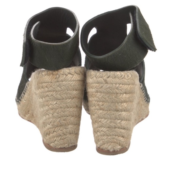 Celine pony hair espadrilles Sz 8 - Picture 4 of 5